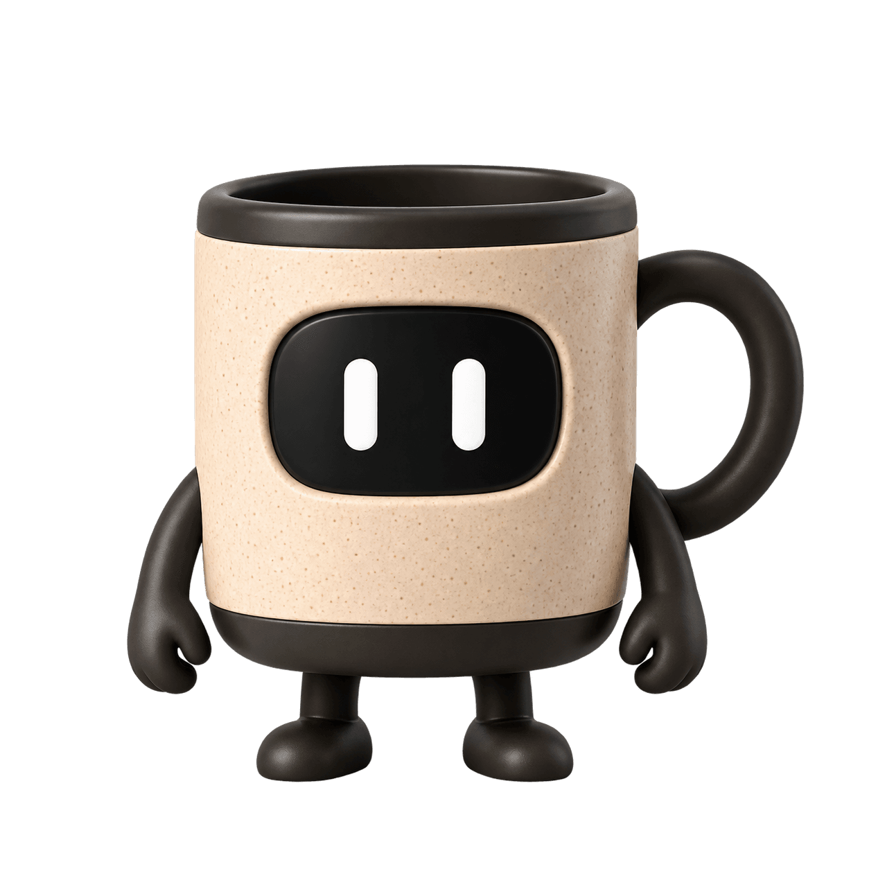 Simplo, nuestra mascota robot con forma de taza de café